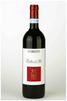 Wijnfles Barbera d'Alba van wijnproducent Corino